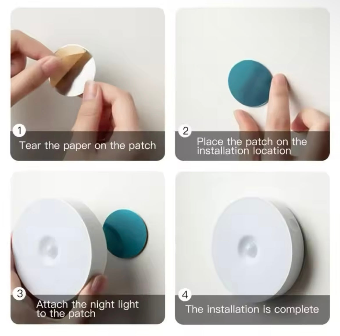 “LED pametna automatska noćna svetla sa senzorom pokreta”💡🔦🕯️🏷️1+1 gratis