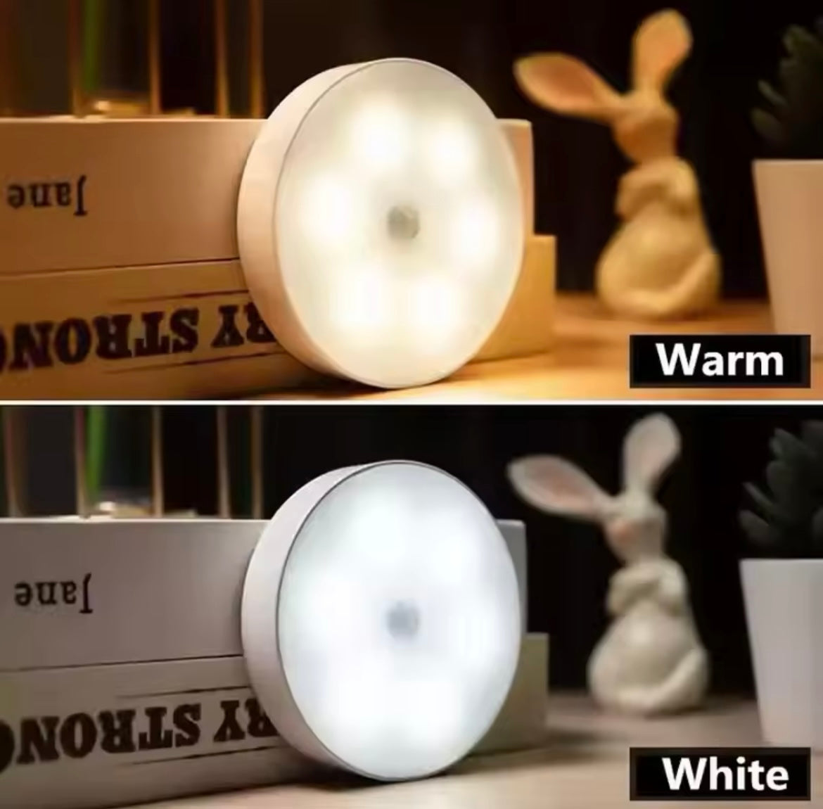 “LED pametna automatska noćna svetla sa senzorom pokreta”💡🔦🕯️🏷️1+1 gratis
