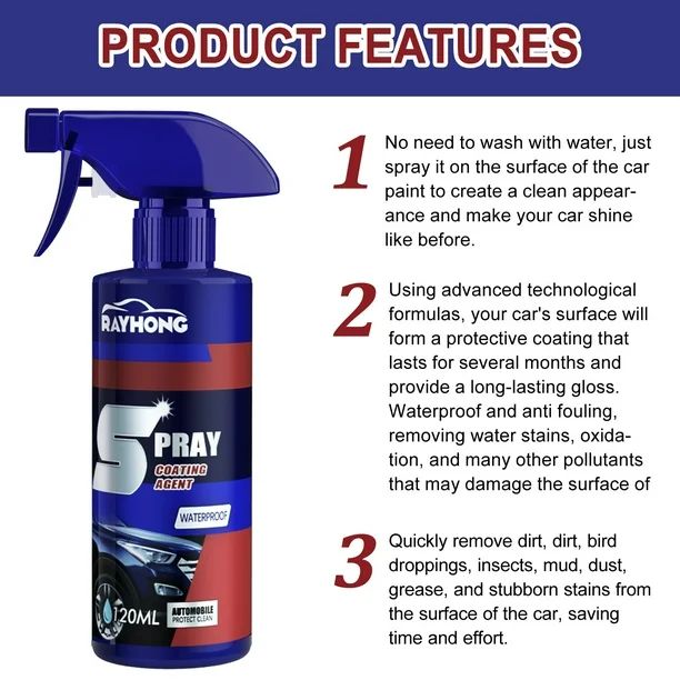 3u1 Sprej za popravku farbe za 🚙🚘🔥500 ml